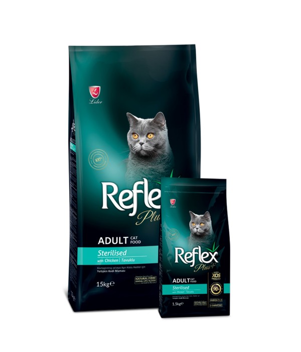 Reflex Plus 1 5 kg Somonlu Kısırlaştırılmış Yetişkin Kedi Kuru Mama - RFX - 308 Reflex Plus 1 5 kg Somonlu Kısırlaştırılmış Yetişkin Kedi Kuru Mama - RFX - 308