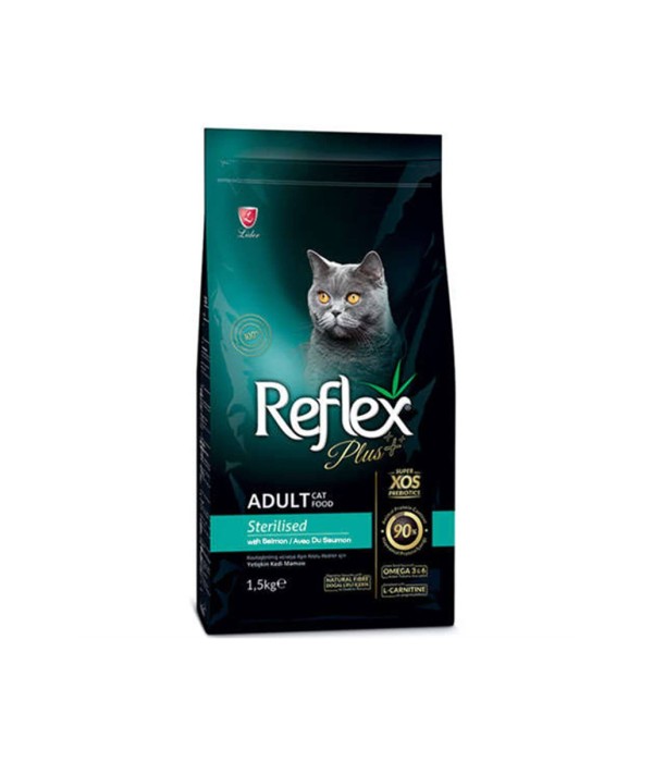 Reflex Plus 1 5 kg Somonlu Kısırlaştırılmış Yetişkin Kedi Kuru Mama - RFX - 308 Reflex Plus 1 5 kg Somonlu Kısırlaştırılmış Yetişkin Kedi Kuru Mama - RFX - 308