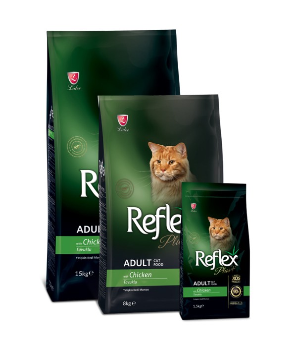 Reflex Plus 8 kg Yetişkin Kediler İçin Tavuklu Kuru Mama - RFX - 323 Reflex Plus 8 kg Yetişkin Kediler İçin Tavuklu Kuru Mama - RFX - 323