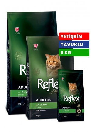 Reflex Plus 8 kg Yetişkin Kediler İçin Tavuklu Kuru Mama - RFX - 323