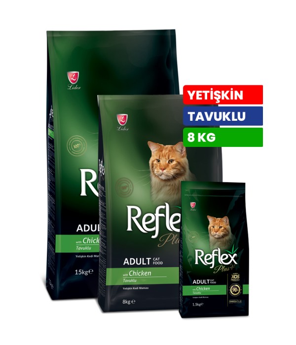 Reflex Plus 8 kg Yetişkin Kediler İçin Tavuklu Kuru Mama - RFX - 323 Reflex Plus 8 kg Yetişkin Kediler İçin Tavuklu Kuru Mama - RFX - 323