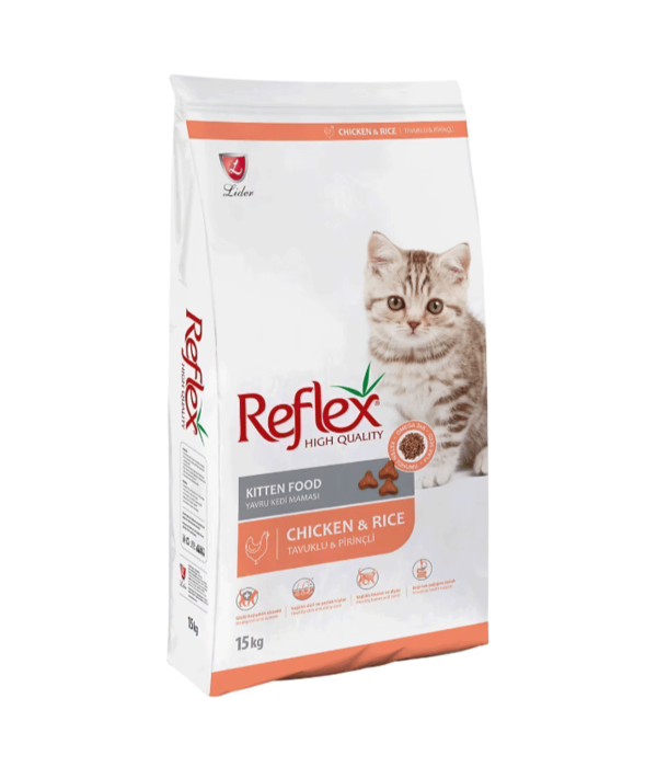 Reflex Yavru Kediler İçin 15 kg Tavuklu Pirinçli Kuru Mama - RFL - 205 