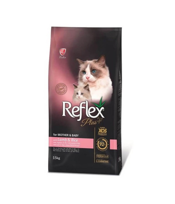 Reflex Plus 1 5 Kg Kuzu Etli ve Pirinçli Anne ve Yavru Kedi Kuru Mama - RFX - 311