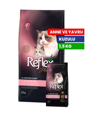Reflex Plus 1,5kg Kuzu Etli ve Pirinçli Anne ve Yavru Kedi Kuru Mama Reflex Plus 1,5kg Kuzu Etli ve Pirinçli Anne ve Yavru Kedi Kuru Mama