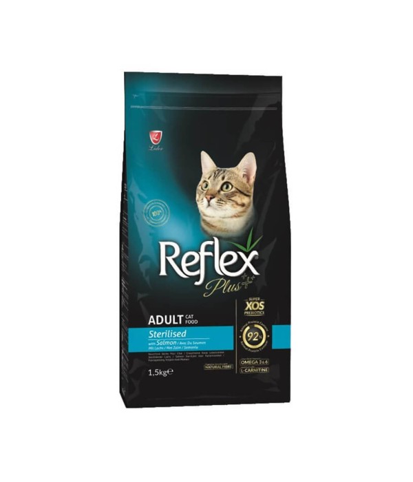 Reflex Plus 8 kg Kısırlaştırılmış Yetişkin Kedi Somonlu Kuru Mama - RFX - 328 Reflex Plus 8 kg Kısırlaştırılmış Yetişkin Kedi Somonlu Kuru Mama - RFX - 328