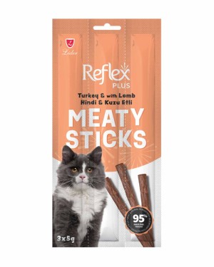 Reflex 5gr 3lü Yetişkin Kediler İçin Hindi ve Kuzu Etli Ödül Çubuğu Reflex 5gr 3lü Yetişkin Kediler İçin Hindi ve Kuzu Etli Ödül Çubuğu