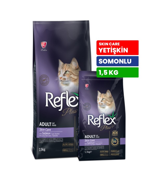 Reflex Plus Skin Care 1 5 kg Somonlu Yetişkin Kedi Kuru Mama - RFX - 313 Reflex Plus Skin Care 1 5 kg Somonlu Yetişkin Kedi Kuru Mama - RFX - 313