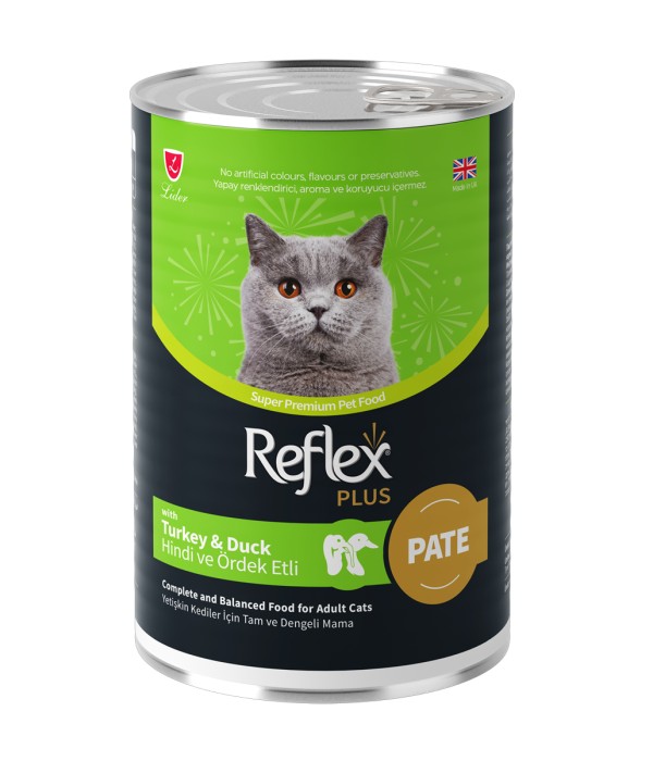 Reflex Plus 400 gr Yetişkin Kediler İçin Sos İçinde Hindi ve Tavuk Etli Konserve Yaş Mama - RFK - 065 Reflex Plus 400 gr Yetişkin Kediler İçin Sos İçinde Hindi ve Tavuk Etli Konserve Yaş Mama - RFK - 065