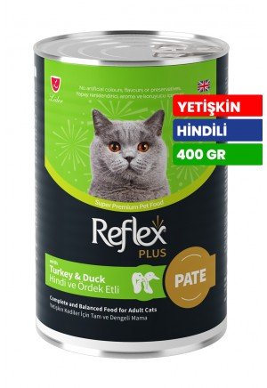 Reflex Plus 400 gr Yetişkin Kediler İçin Sos İçinde Hindi ve Tavuk Etli Konserve Yaş Mama - RFK - 065