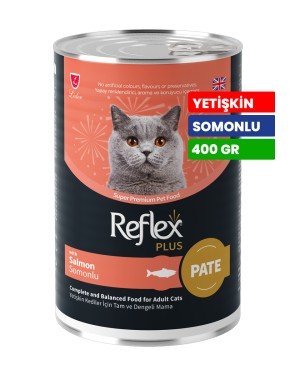 Reflex Plus 400 gr Yetişkin Kediler İçin Sos İçinde Somonlu Konserve Yaş Mama - RFK - 066