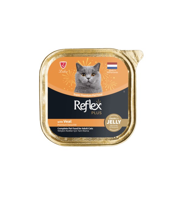 Reflex Plus 85 gr Yetişkin Kediler İçin Jöleli ve Dana Parçacıklı Yaş Mama - RFK - 071 Reflex Plus 85 gr Yetişkin Kediler İçin Jöleli ve Dana Parçacıklı Yaş Mama - RFK - 071