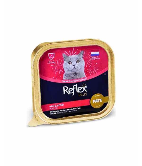 Reflex Plus 85gr Pate Ezme Kuzulu Yetişkin Kedi Yaş Mama Reflex Plus 85gr Pate Ezme Kuzulu Yetişkin Kedi Yaş Mama