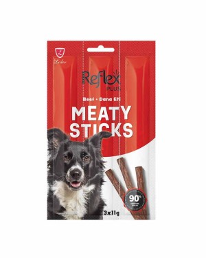 Reflex Plus 3lü 11gr Biftekli Köpek Ödül Çubuğu