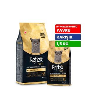 Reflex Plus 1 5 kg Yavru British Shorthair Kedi Maması - RFX - 501 Reflex Plus 1 5 kg Yavru British Shorthair Kedi Maması - RFX - 501