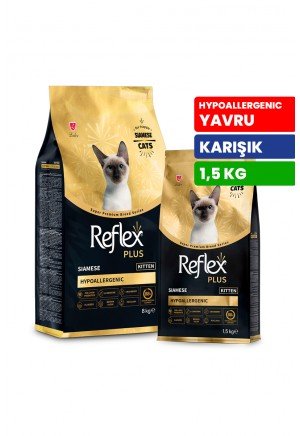 Reflex Plus 1 5 Kg Yavru Siamese Kedi Kuru Mama - RFX - 505