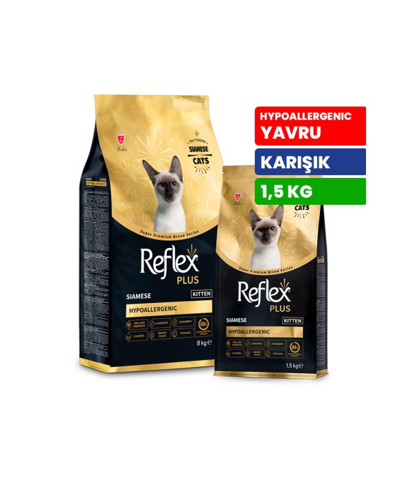 Reflex Plus 1 5 Kg Yavru Siamese Kedi Kuru Mama - RFX - 505