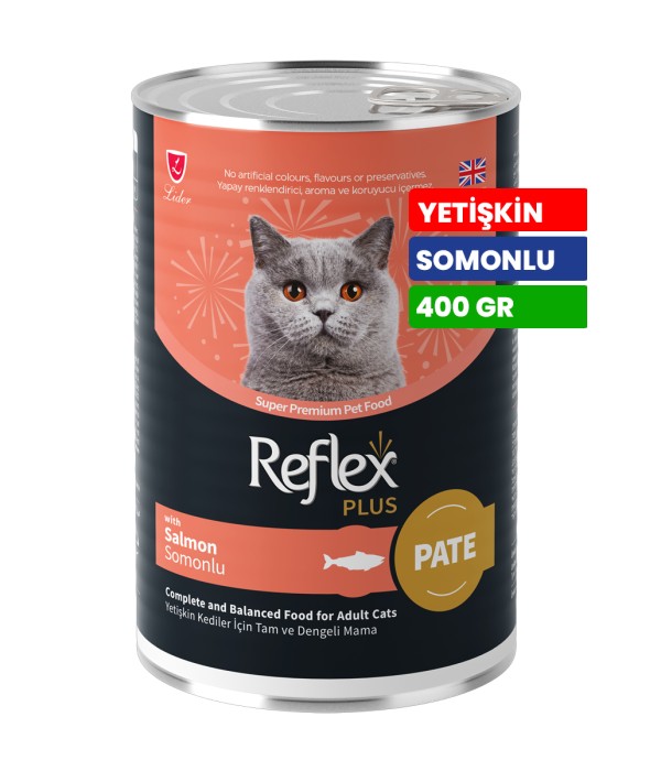 Reflex Plus 400 gr Yetişkin Kediler İçin Sos İçinde Somonlu Konserve Yaş Mama - RFK - 069