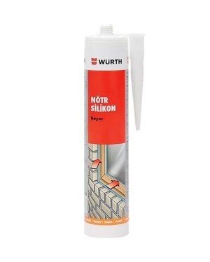 Würth - Nötr Şeffaf Silikon 300 ml Würth - Nötr Şeffaf Silikon 300 ml