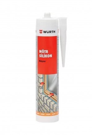 Würth - Nötr Şeffaf Silikon 300 ml Würth - Nötr Şeffaf Silikon 300 ml