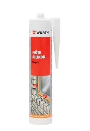 Würth - Nötr Gri Silikon 310 ml Würth - Nötr Gri Silikon 310 ml