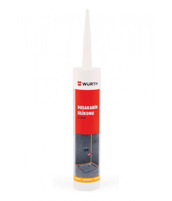 Würth - Şeffaf Duşakabin Silikonu - 310 ml Würth - Şeffaf Duşakabin Silikonu - 310 ml