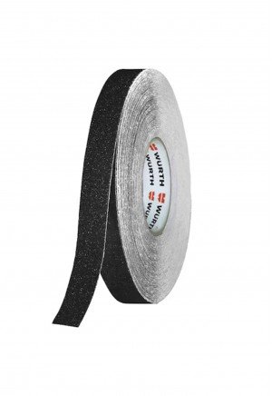 Würth - Kaymaz Yapışkan Siyah Bant - 25 mm x 18 mt