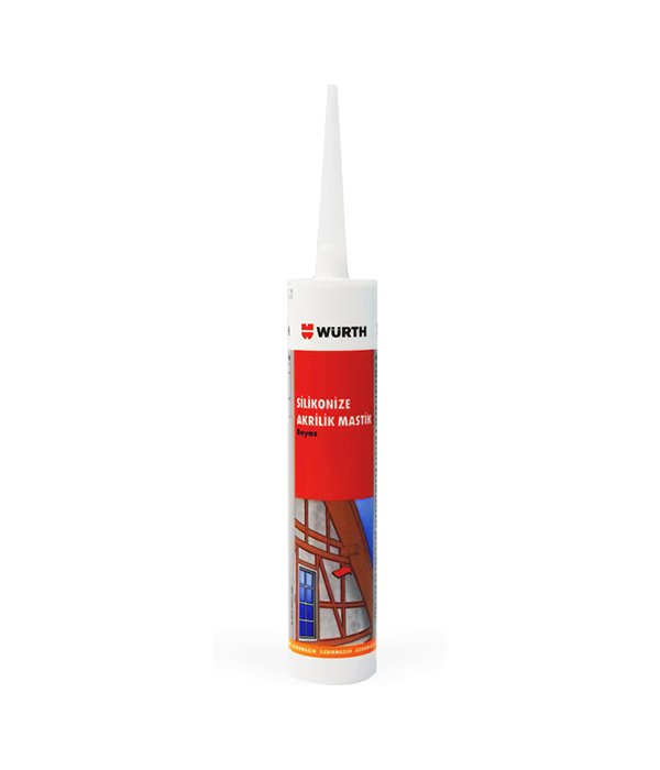 Würth - Beyaz Silikonize Akrilik Mastik - 310 ml Würth - Beyaz Silikonize Akrilik Mastik - 310 ml